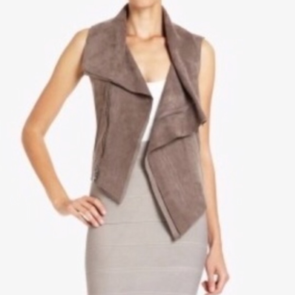 BCBG Max Azria suede vest